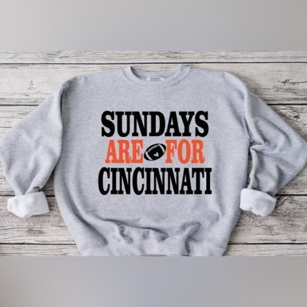 Sundays Are For Cincinnati Crewneck